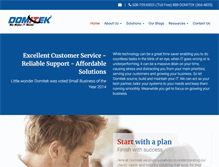 Tablet Screenshot of domitek.net